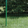 Square iron wire grid net pvc welded wire mesh net light green